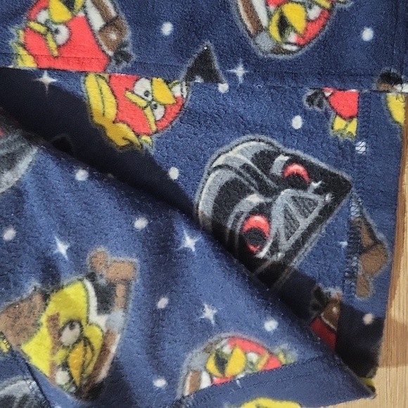 ANGRY BIRDS STAR WARS Blue Fleece Pocketed Tie Robe  - kids 4/5 - Picture 10 of 10